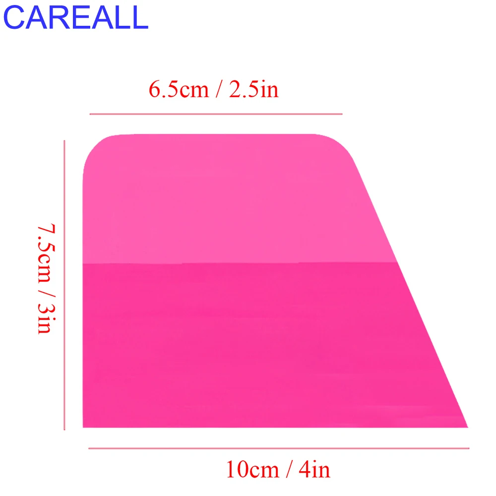 CAREALL PPF Squeegee Window Tinting Tools Rubber Cleaning Water Wiper Car Paint Transparent Protect Film Applicator Blade