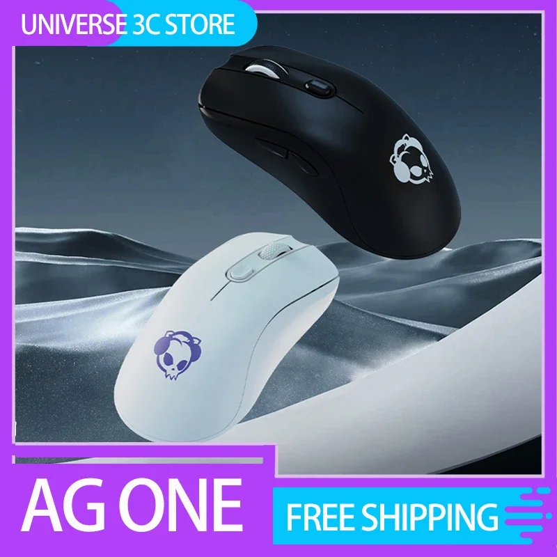 

Akko AG ONE Wireless Mouse nearlink three mode ergonomics gaming mouse PAW3395 26000dpi esports laptop Light weight for gift