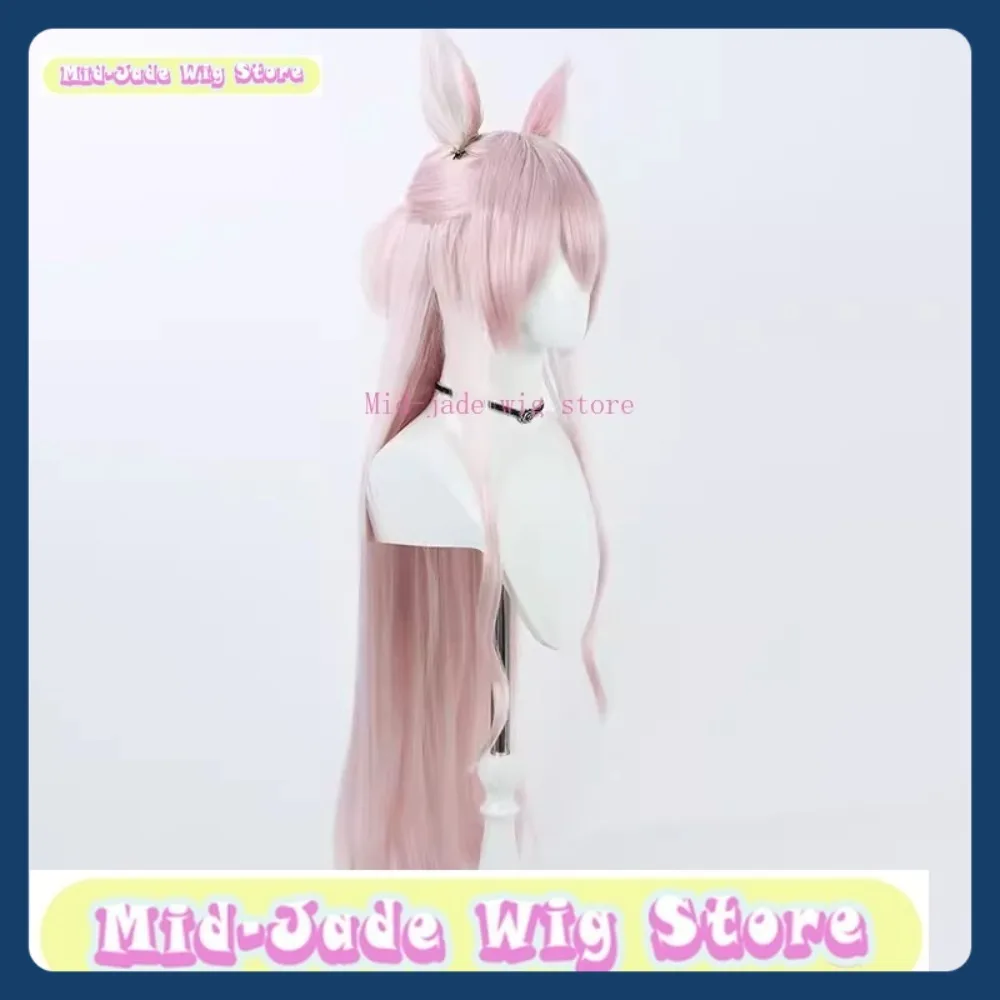 Peruca de jade médio loja azul arquivo akira sorai peruca cosplay anime jogo rpg festa de halloween peruca sintética