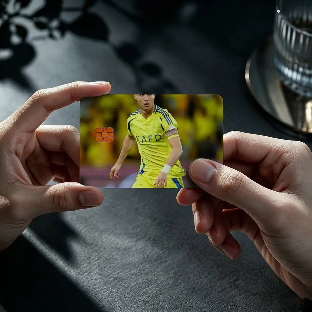 sportstar C-C.R-Ronaldo Sticker Film Tape Skin for Credit Card Debit Card Waterproof Stickers view 6