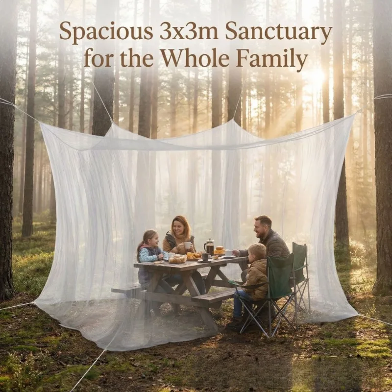 Single Door Large Gazebo Tent Anti Mosquito Net No Assembly for Patio Garden Camping Picnic Summer Outdoor Sun Shelter