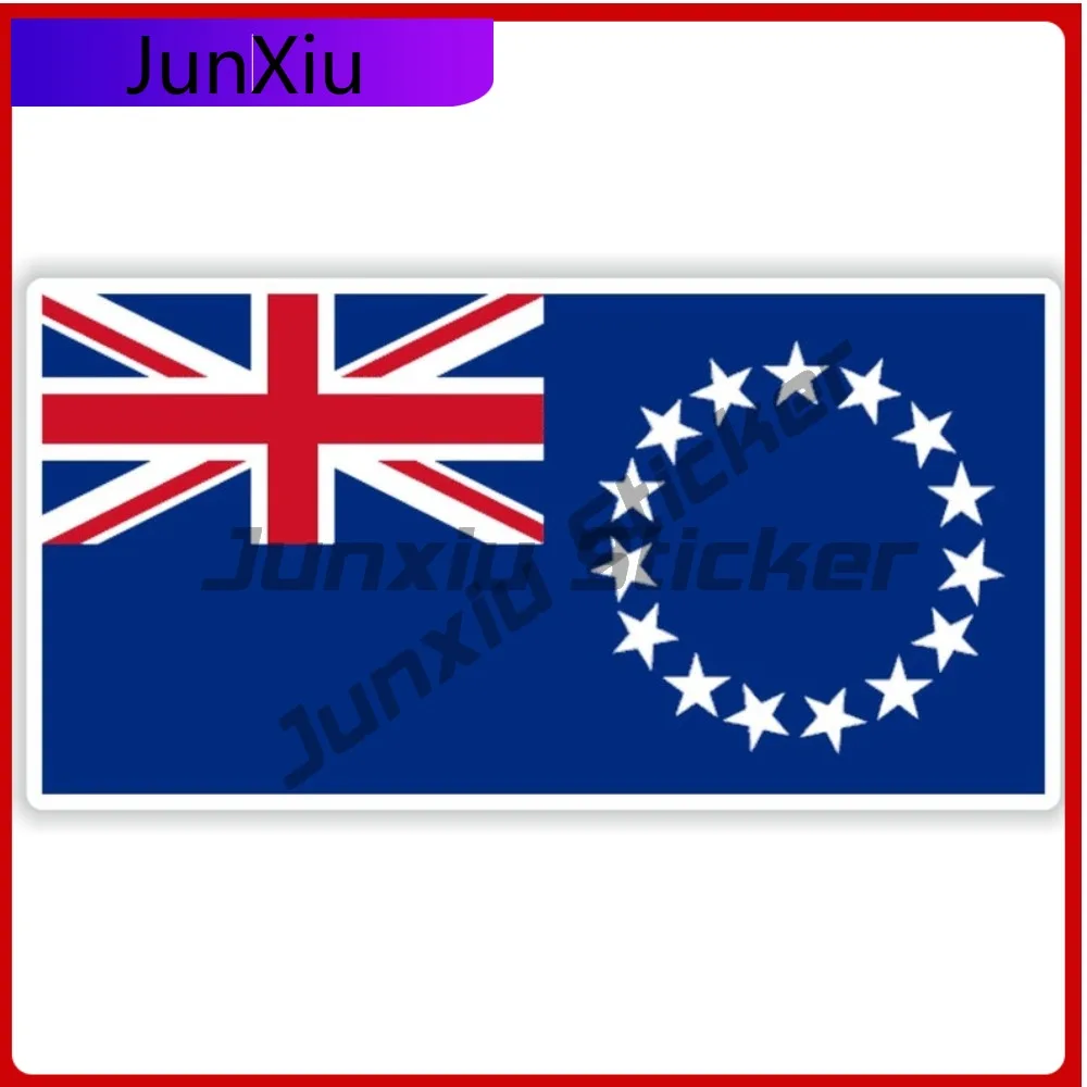 

Flag Of The Cook Islands Oceania Flag Emblem Stickers Waterproof Decals X 500 Motorcycle Stickers Decoration Accessories Truck