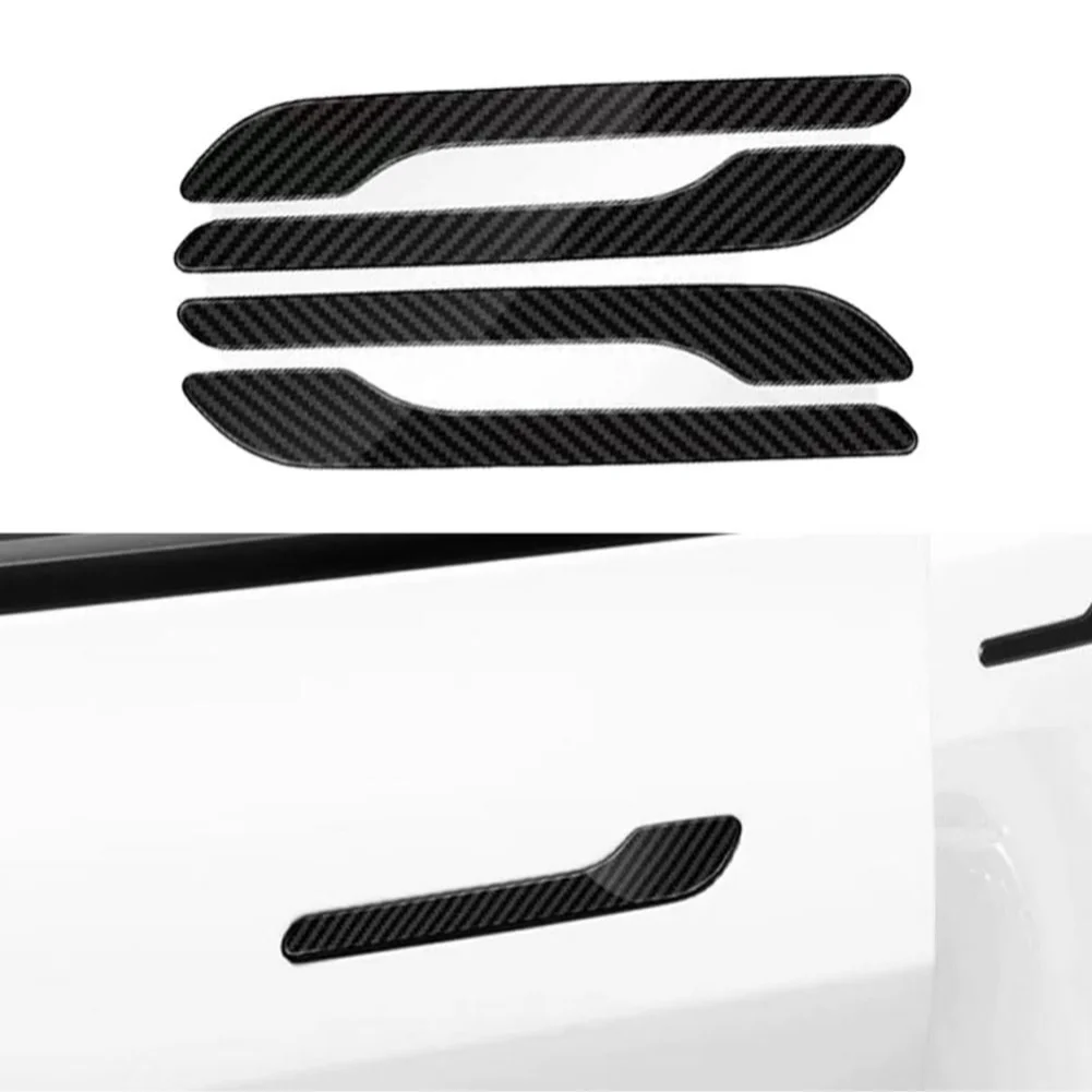 For Tesla For Model Y For Model 3 Door Handle Glow Stickers Luminous Plastic Trim for Enhanced Night Visibility