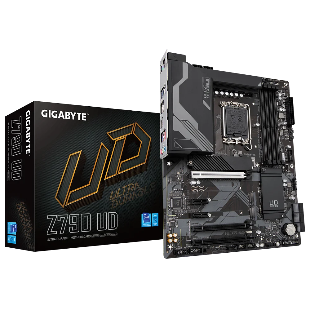 GIGABYTE GA Z790 UD New DDR5 DIMM Slots 128G 7600(OC) ATX Supports 13th Gen & 12th Gen Intel Core Processors LGA1700