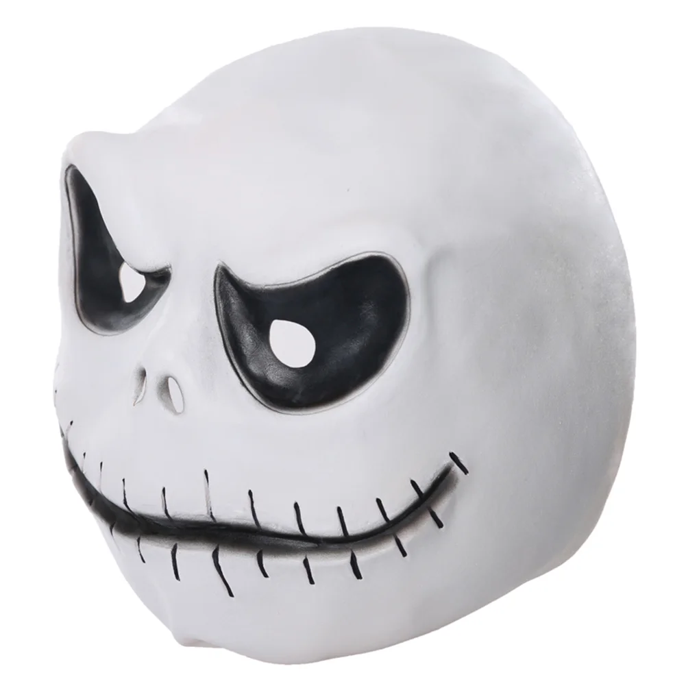 Jack Maske Cosplay Film Albtraum dann Weihnachten Kostüm Zubehör Männer Verkleidung Kopf bedeckung Helm Uniform Halloween Party Anzug