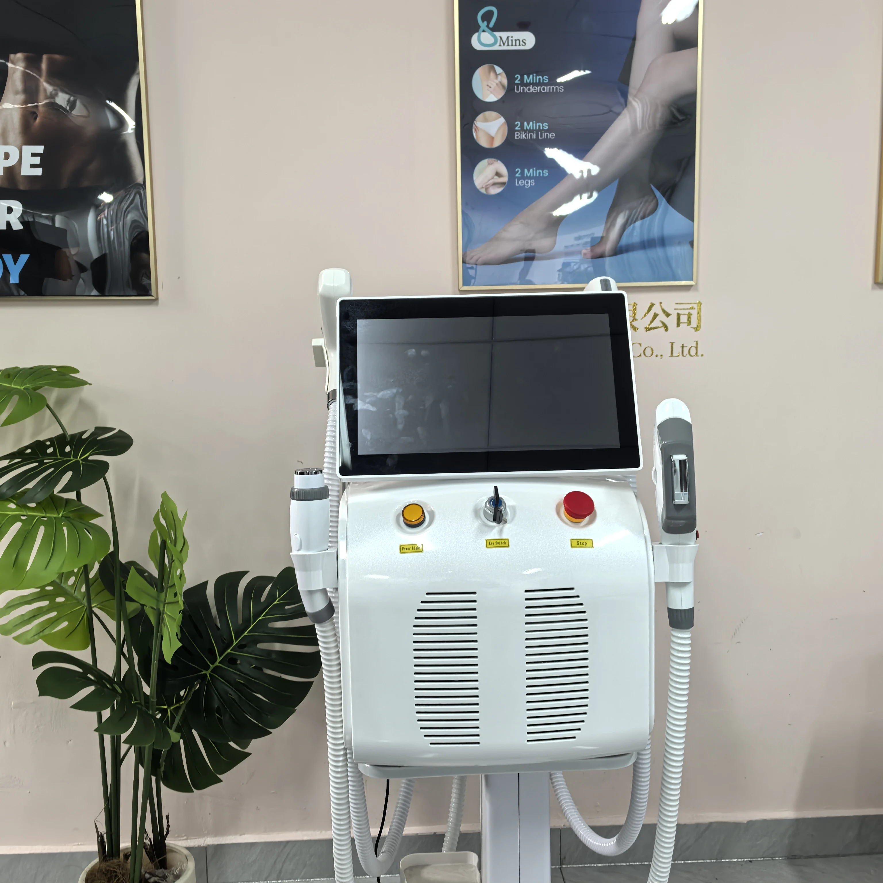4in1 Multifunctional Beauty Machine 808 Diode Laser Hair Removal IPL Skin Rejuvenation Picosecond Laser Tattoo Removal RF Face