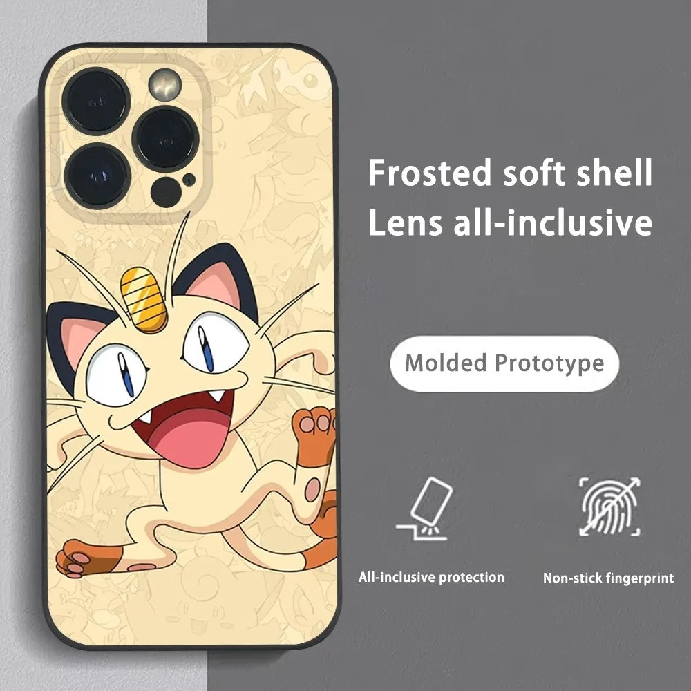 Schattige Cartoon Telefoonhoesje Voor Iphone 16 15 14 13 12 11 Pro Max Plus Mini Frosted Softshell Funda