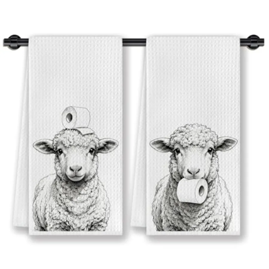 Funny Hand Towels for Bathroom Decor, Gift for Wome,16x24 Inch Set of 2
