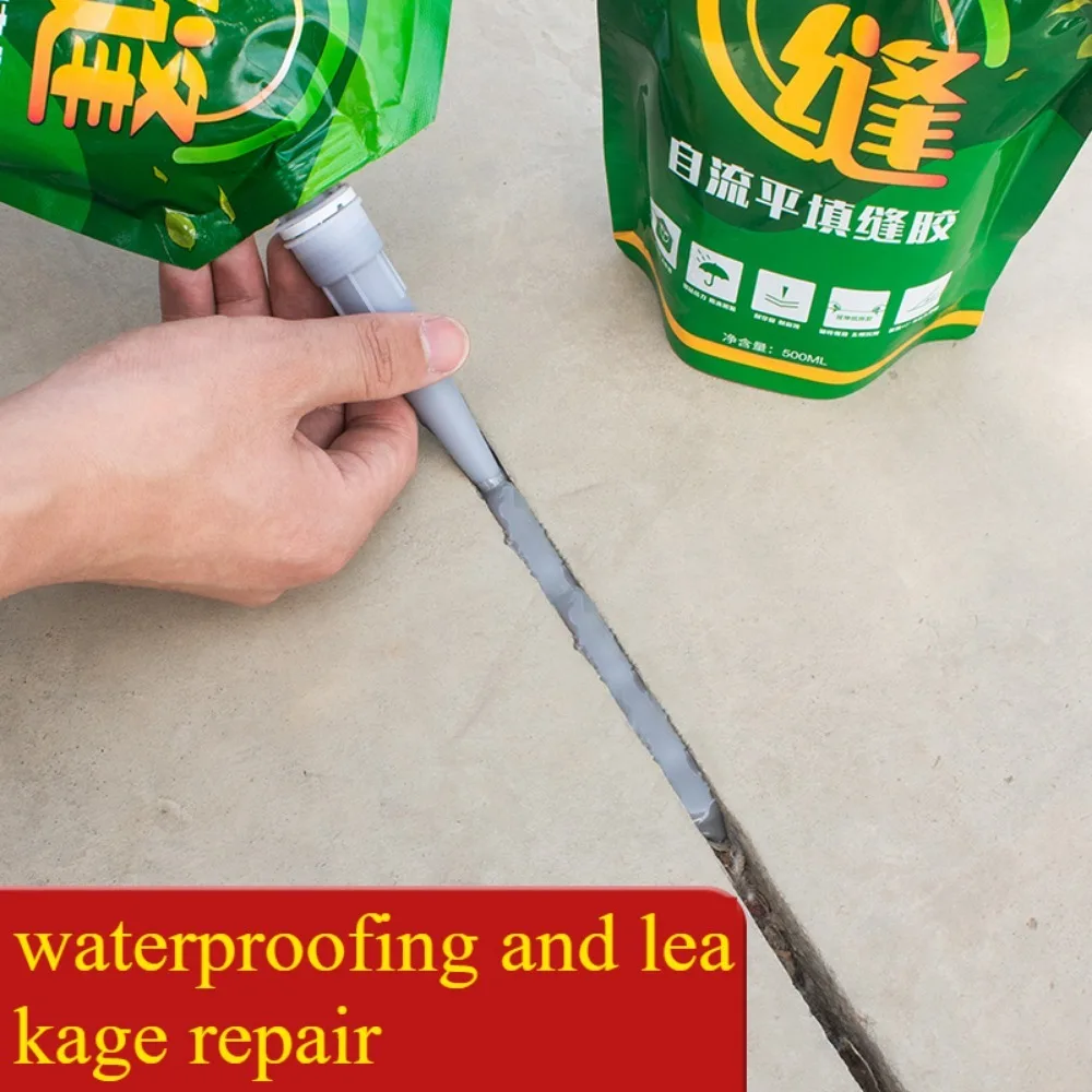 1/2/3pcself-levelling caulking adhesive cement floor crack repair adhesive roof waterproofing leakage grouting glue