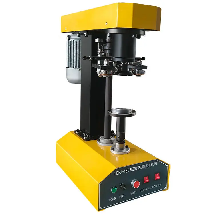 Food Beverage Can Manual Electric Can Seamer Semi Automatic Industrial Equipment