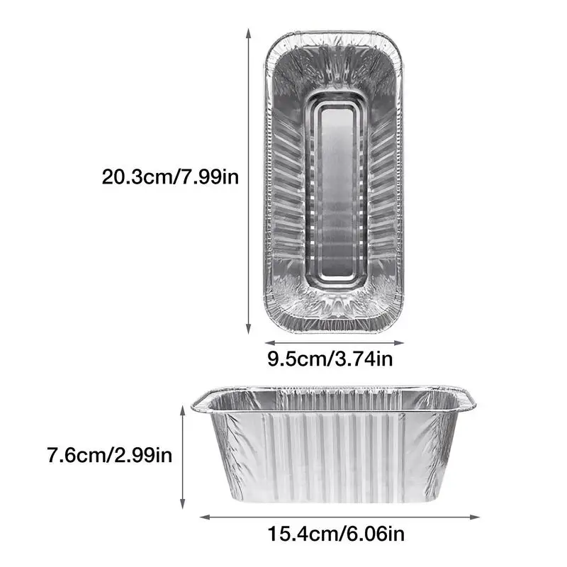 Grill Drip Pans Disposable BBQ Drip Pans Aluminum 45 Pcs Foil Grease Recyclable Grill Catch Tray For Weber Outdoor Supplies