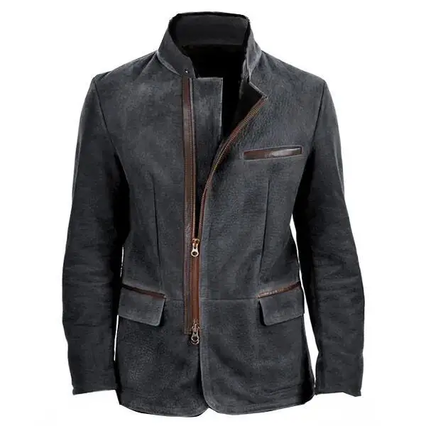 

Men's Fashion Practical Zip Warm British Jacket