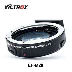 VILTROX EF-M2 II EFM2II Auto Focus Lens Adapter Ring for Canon EF Lens to LUMIX Olympus M43 Mount Camera GH5 GH5S BMPCC