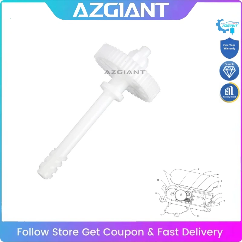 

AZGIANT for Porsche Cayenne Panamera Car Fuel Tank Cap Lock Release Motor Actuator Inner Gear Replace Exact Fit DIY Car Repair
