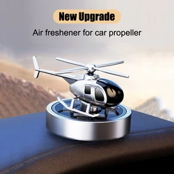 Car Air Freshener Solar Helicopter Modeling Automobile Perfume Car Interior Accessories Propeller Rotating Auto Perfume Diffuser