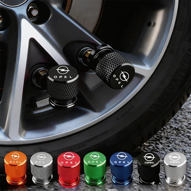4 Peças Tampas de Válvula de Pneu de Carro Acessórios para Opel Astra J Insignia Astra G Corsa Zafira B Mokka Vivaro Meriva