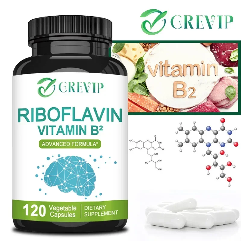 Riboflavin Dietary Supplement Contains B Vitamins - Promotes Blood Health - Helps Maintain The Nervous System