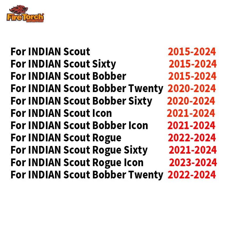 Slip On For Indian Scout Sixty Twenty Bobber Rogue Twenty Icon 2015 - 2024 Motorcycle Exhaust Espace Moto Full System Muffler