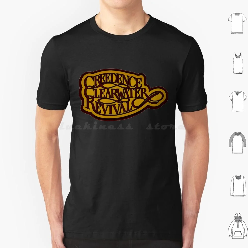 Copy Of Bad Moon Rising T Shirt Big Size 100% Cotton Creedence Clearwater Revival Creedence Ccr Music Revival Classic