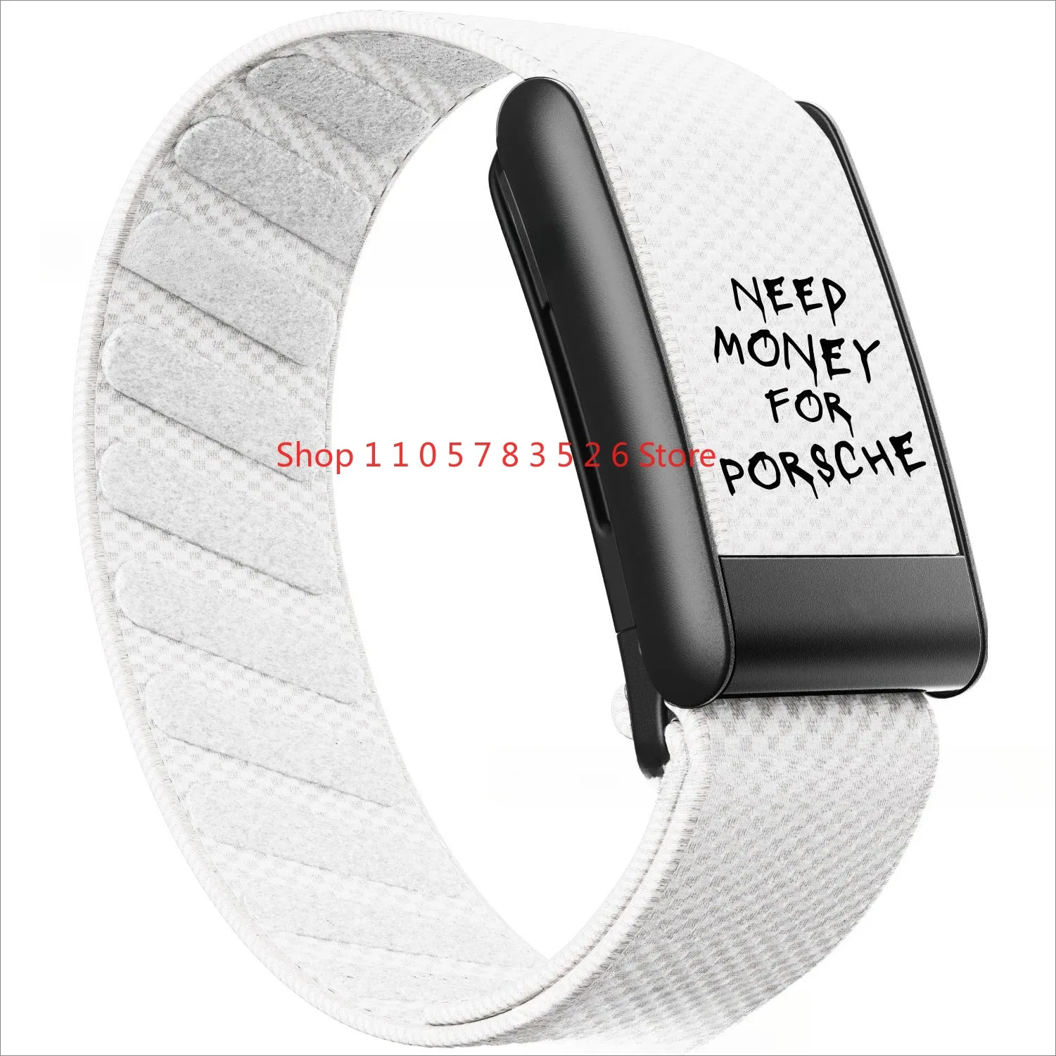 2026 Geeignet für WHOOP5.0/MG Nylon-Druckarmband mit schwarzem U-förmigem Rahmen, silbernem U-förmigem Rahmen und goldenem U-förmigem Rahmen. – Detail 16