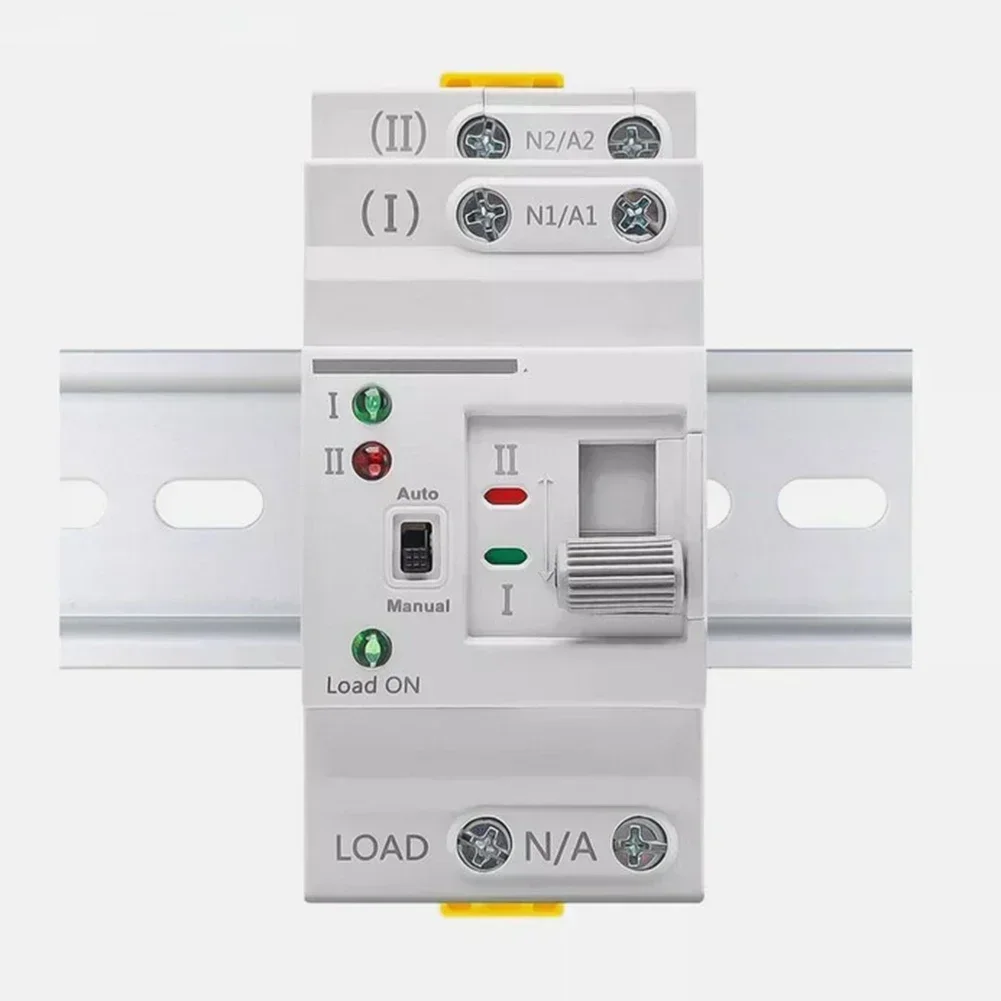 ATS Automatische Omschakelaar Elektrische Keuzeschakelaar Dual Schakelaar Voor Generator Intelligentie Lichtschakelaar 2P 63A 220V