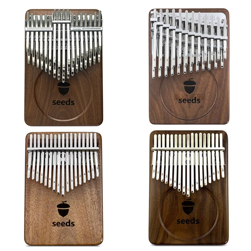 Portable Wooden Kalimba for Epoxy Resin Toy, Musical Instrument Accessories, Instrument, Profesional Calimba, 34 Keys, 24 Keys