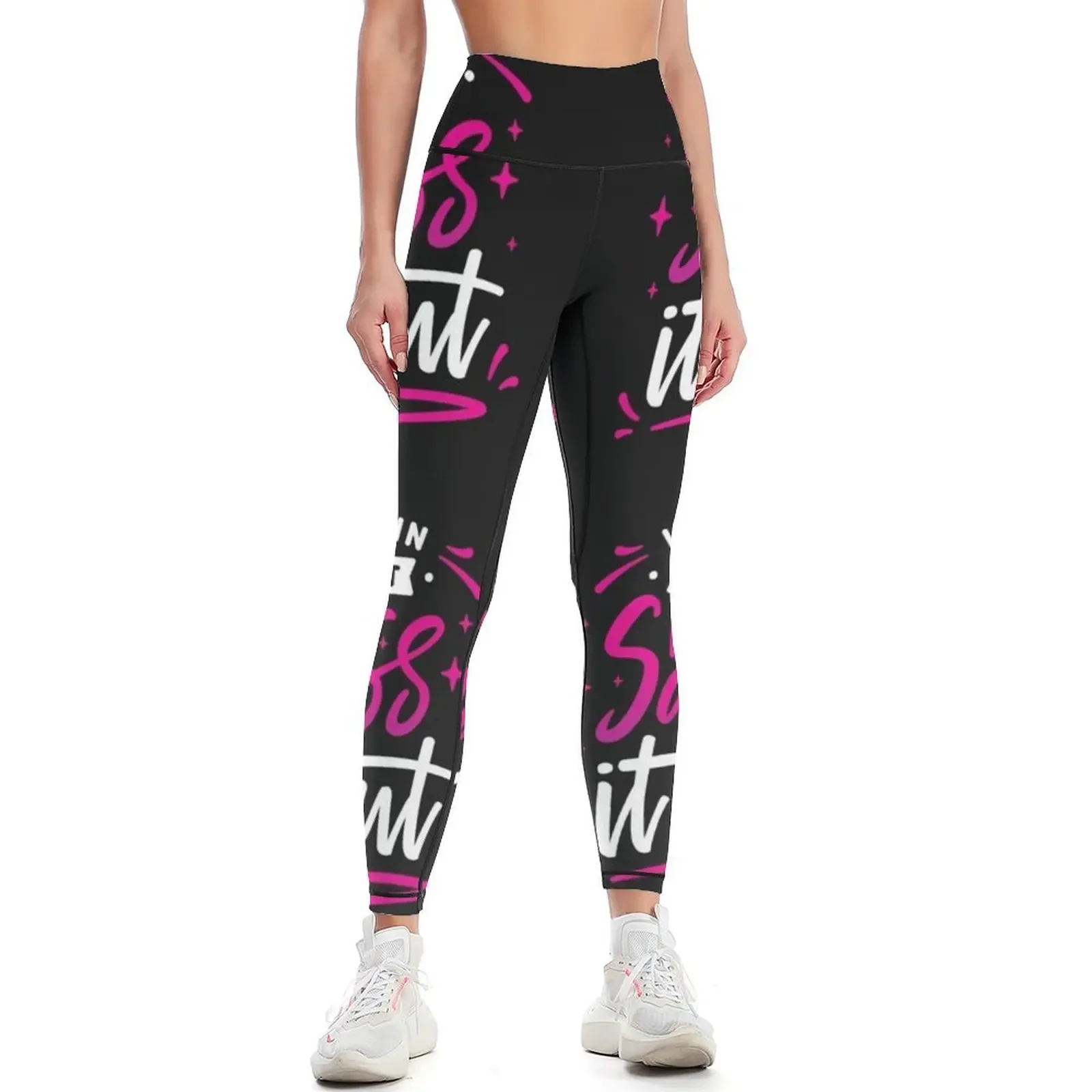 

When in doubt Sass it out! Black Leggings Fitness woman Sports female Sportswear woman gym Womens Leggings