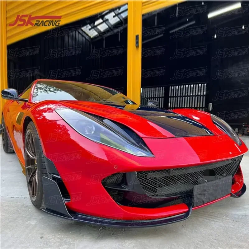 M STYLE DRY CARBON FIBER FRONT BUMPER AIR INTAKE VENT for 2017-2020 FERRARI 812