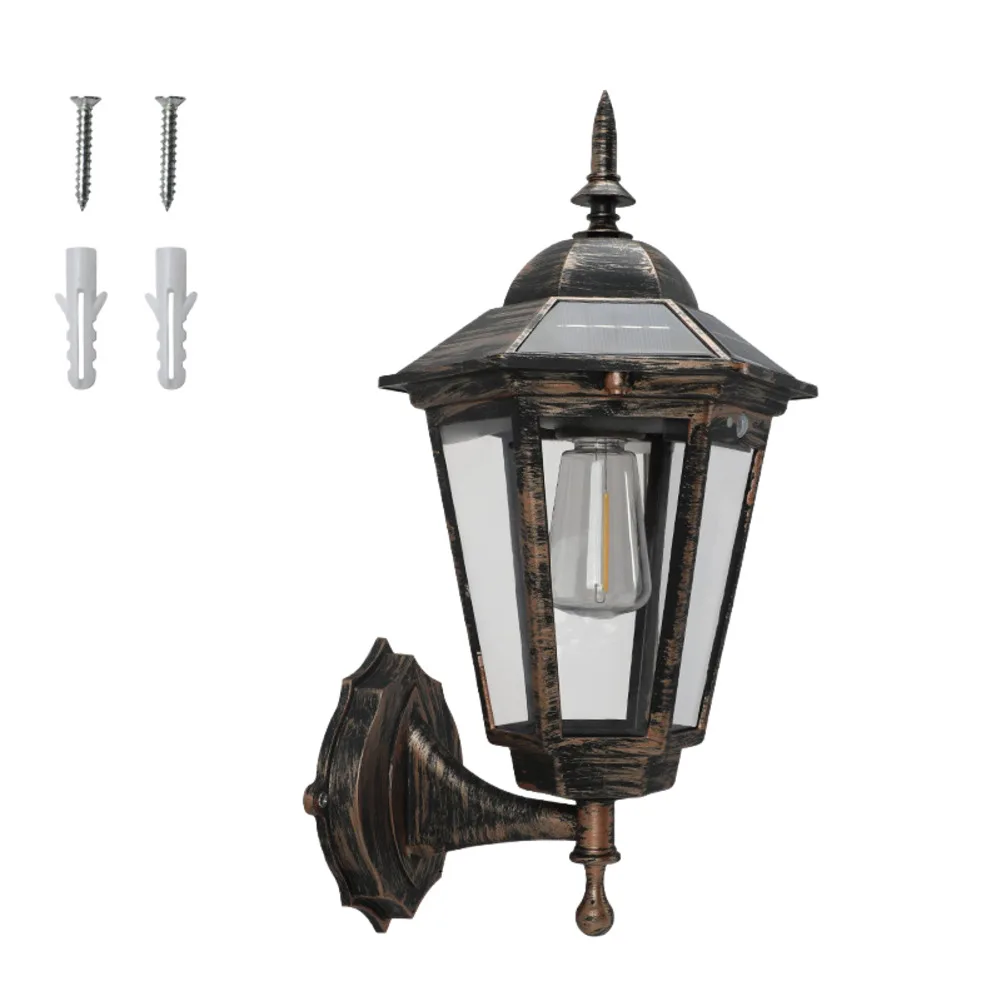 Restaurant Aisle Wall Light with Weather Resistant Metal Construction Designed for Outdoor Balcony and Villa Use