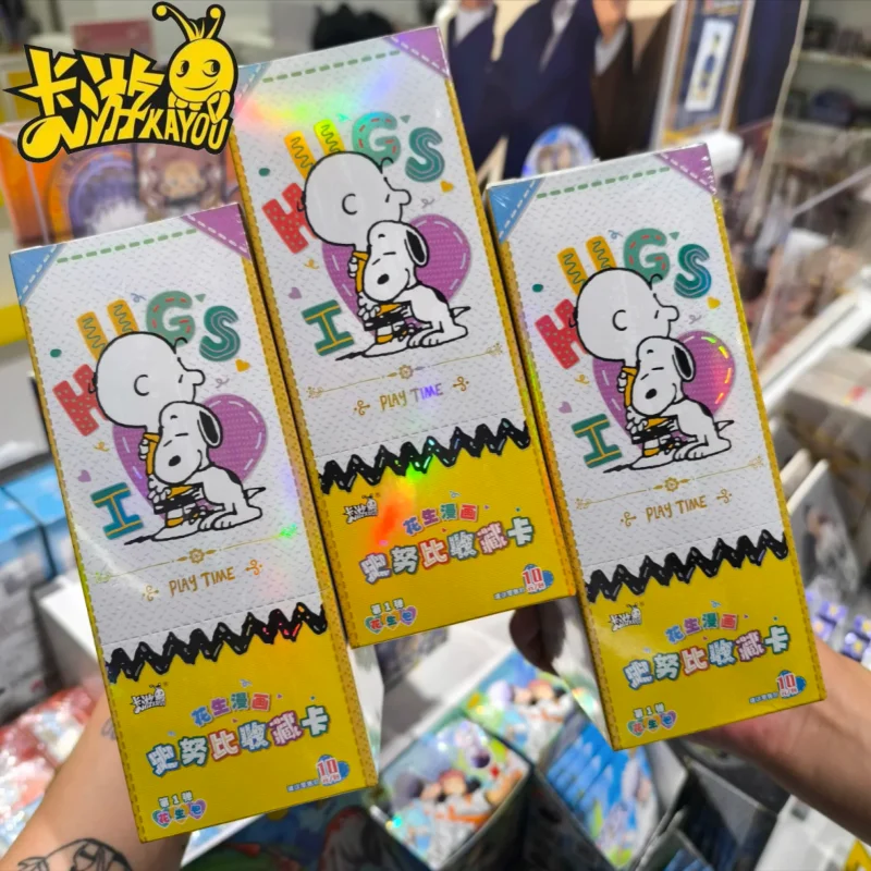 

Genuine Kayou Peanuts Snoopy Card Comic Characters Classic Rare Gorgeous Colorful Window Special Drawing Card Kid Birthday Gifts
