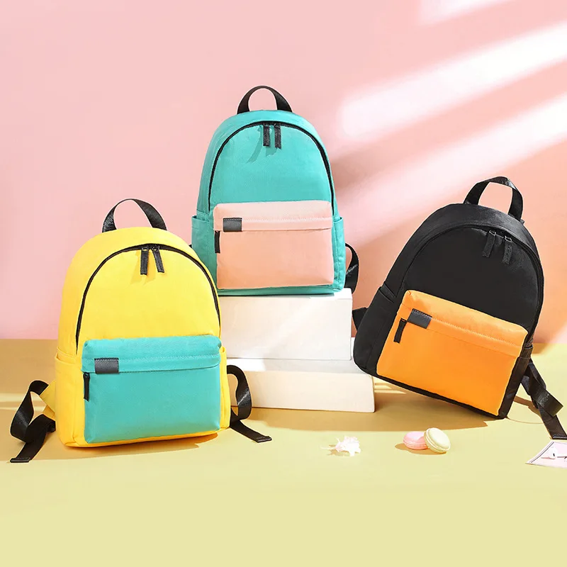 Backpacks Mixed Colors 2023 New Boys and Girls Unisex Lovely and Sweet School Bags for Kids Korean Version All-match Fashion