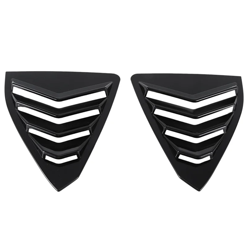 1 par de tampa da persiana da janela lateral traseira do carro para toyota lexus es 350 300h lado ventilação ar colher obturador defletor guarnição capa