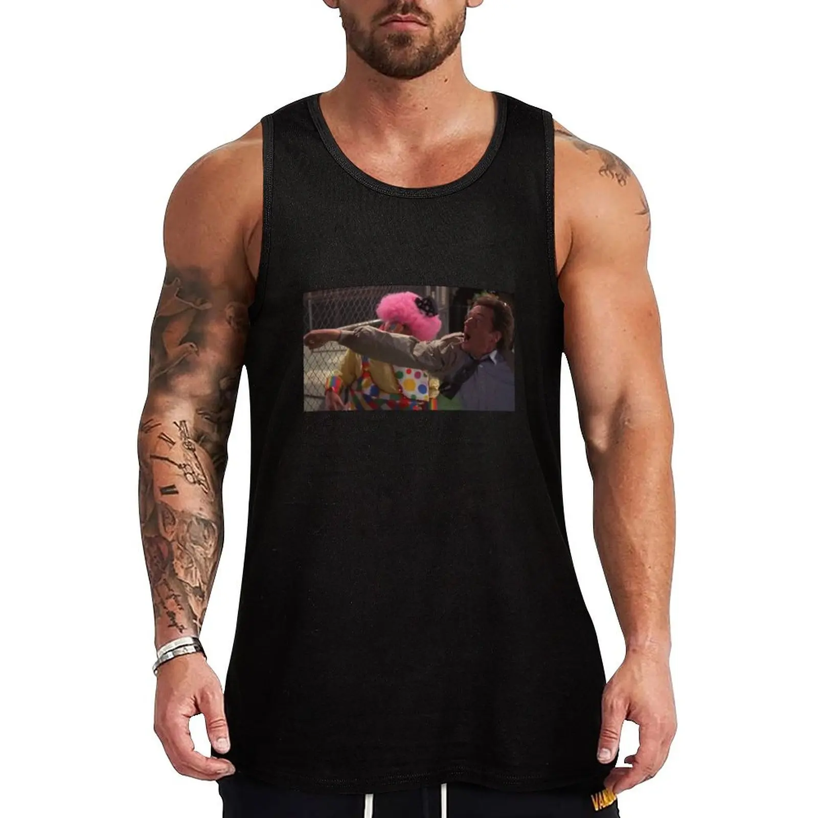 

Hal Punches Clown classique Tank Top summer Men's tops gym training accessories bodybuilding man