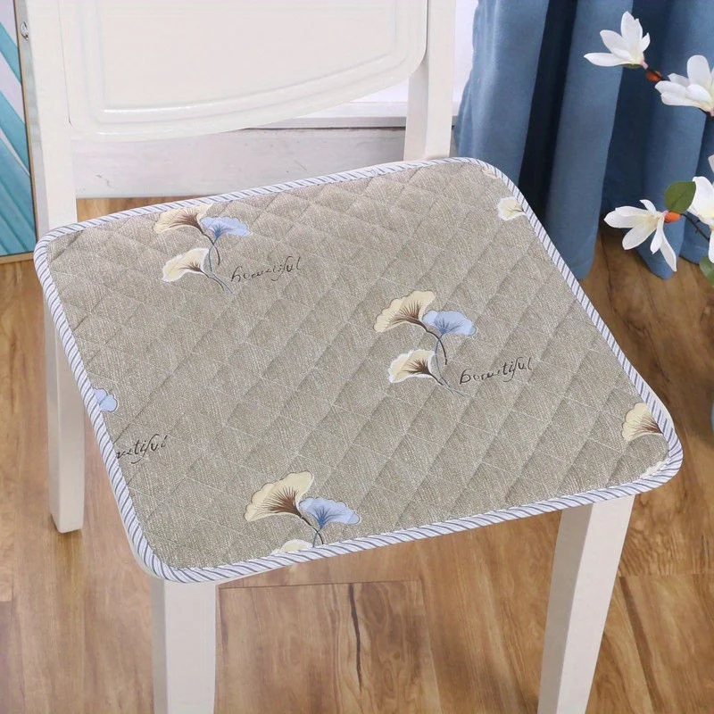 Four Season Universal Square Stool Cushion Home Strap Design Anti-slip Dining Chair Cushion Living Room Decoration Cushion