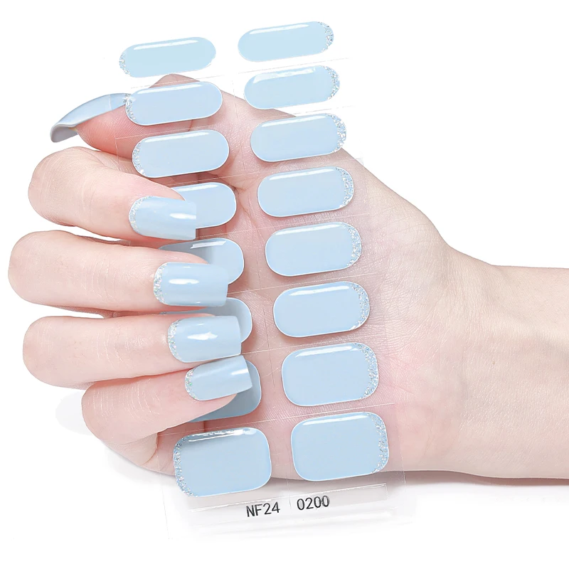 16 نصائح شبه علاج هلام مسمار شرائط سباركلي التسلق DIY بها بنفسك هلام مسمار ملصقات ذاتية اللصق هلام مسمار يلتف غطاء كامل UV مسمار ملصقا