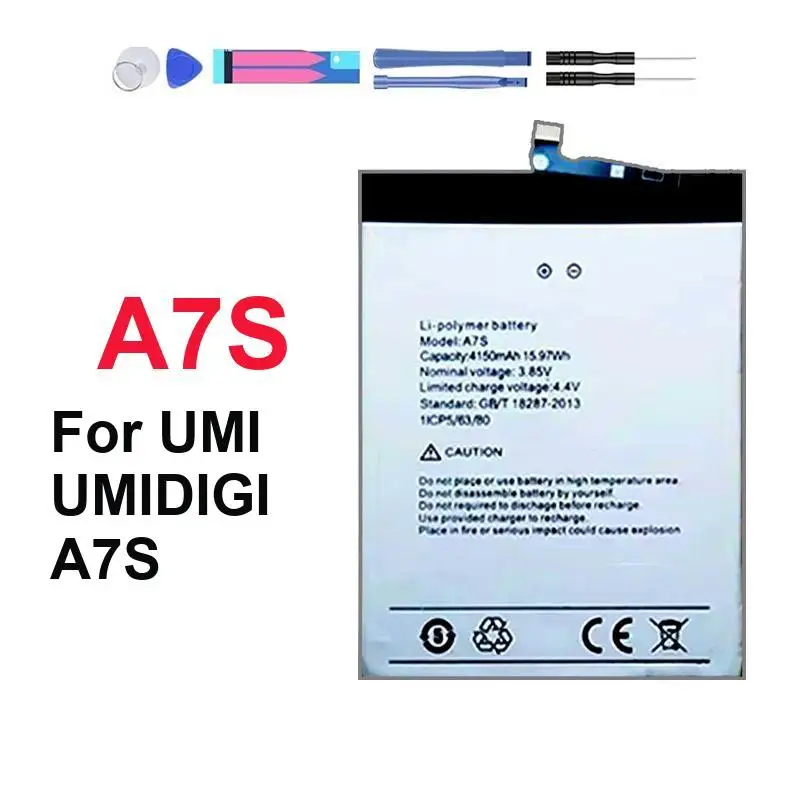 

For Umidigi Umi A7S 4150mAh Rapid Charging Mobile Phone Battery Long Lasting