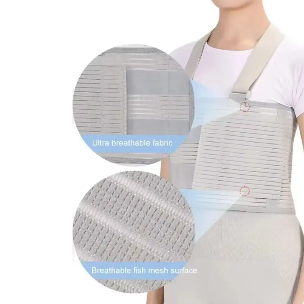 

Adjustable Rib Fixation Strap Breathable Elastic Chest Restraint Belt Protective Comfortable Rib Fracture Fixation Band