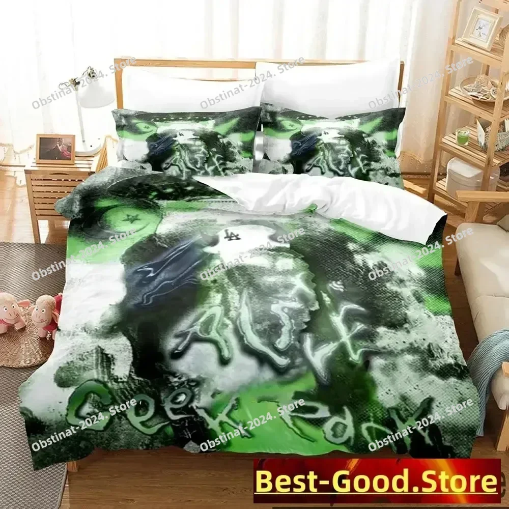 

3D Yeat Rapper Bedding Set Duvet Cover Full Queen King Size Pillowcase Bed Printed Bed Set Soft Aldult Kid Bedroom Single Twin