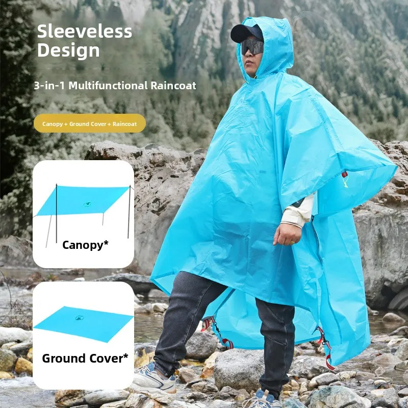 

New Outdoor Emergency Thickened Camping Hiking Portable Raincoat Fishing Rain Adult Walking Rainwear Durable Waterproof Cover