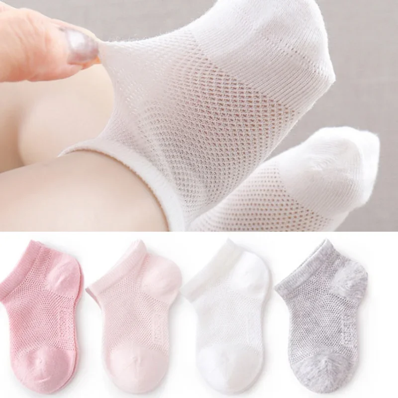 3 Pair/set Summer Infant Baby Sock for Boy Girl Simplicity Style White Color Series Short Ankle Sock Soft Cotton Breathable Sock