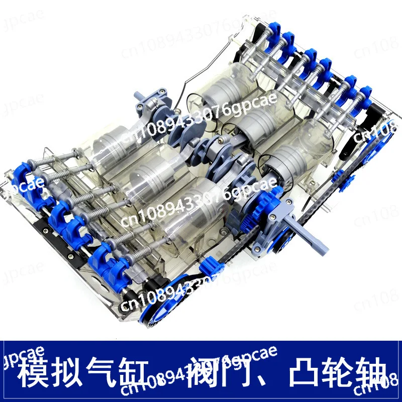 Steam Six-cylinder Car Engine F6 Engine Model Can Be Started and Assembled Educational Toy Boy 12 Years Old