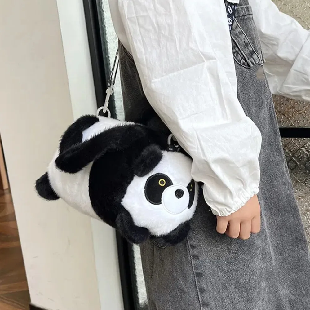 

Gift PP Cotton Capybara Bucket Bag Soft Bee Panda Crossbody Bag Korean Style Flower Shoulder Bag School