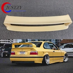 For BMW E36 M3 spoiler 1990-2000 BMW M3 series GT Style spoiler E36 Series 3 coupe ABS plastic materail unpainted spoiler