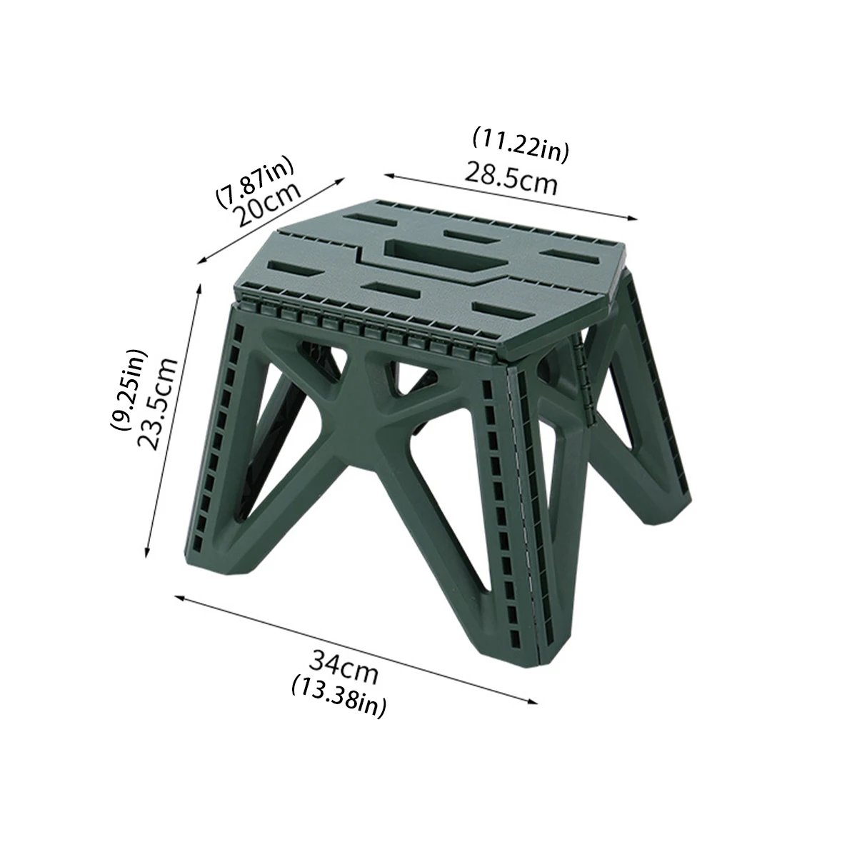 Folding Stool High Load-bearing Handle Design Durable Mini Chair Fishing Stool Square Stool Camping Stool Outdoor Portable