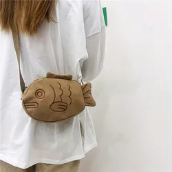 Cartoon Cute Fish Fashion Crossbody Bag Women's Bag Messenger Bag Shoulder Bags Coin Purse Women Handbags Bag