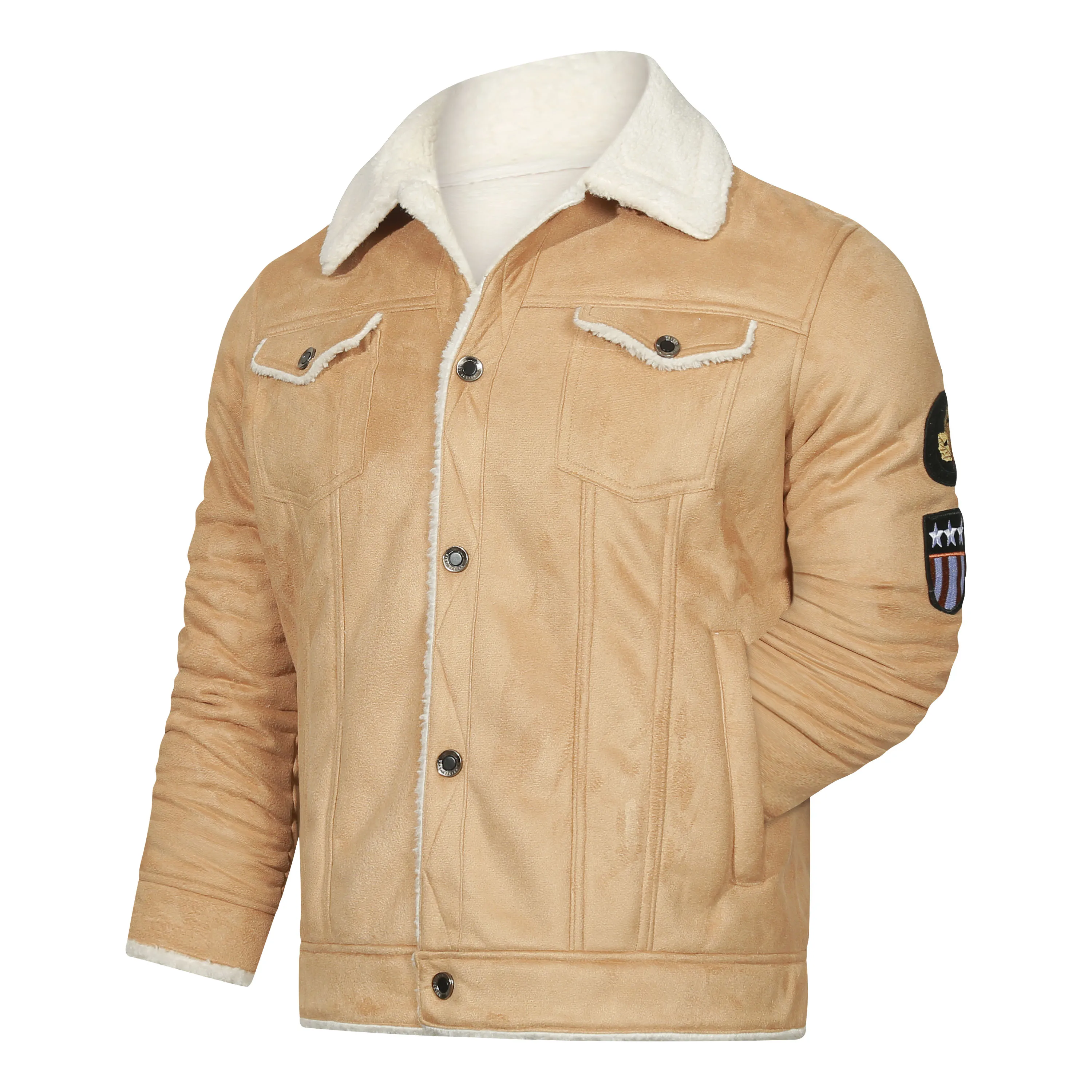 Jaket Kulit Kualitas Tinggi Baru 2025 Jaket Bomber Kulit Asli Bisnis Jaket Penerbangan Kulit Asli Pria Mantel Pilot Hitam