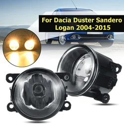 Front Bumper Halogen Fog Lamps 55W 4300K Fog Lights Assembly For Dacia Logan Sandero Duster 2004-2015