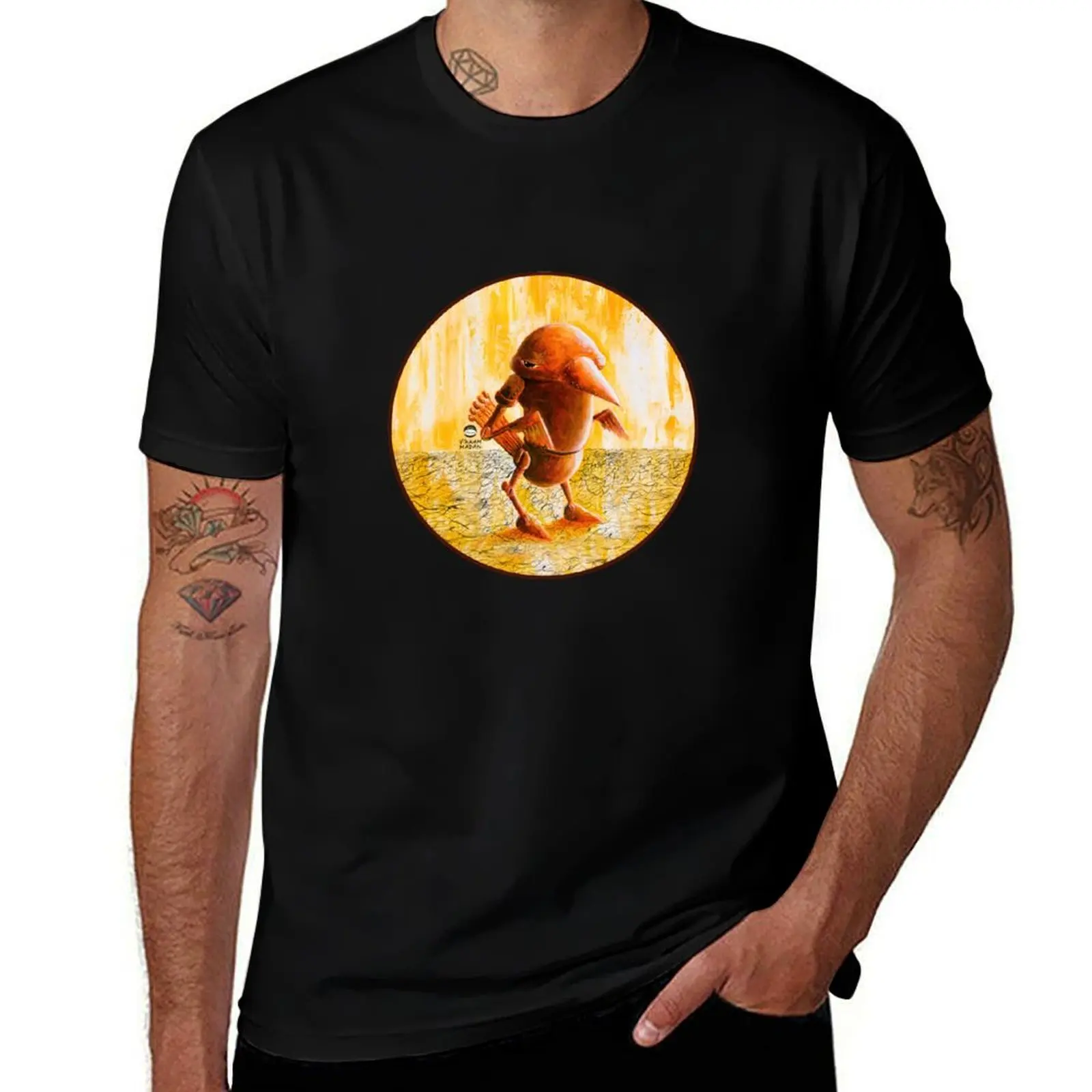 Crow-Bot T-Shirt t shirts for man slim fit T-Shirt