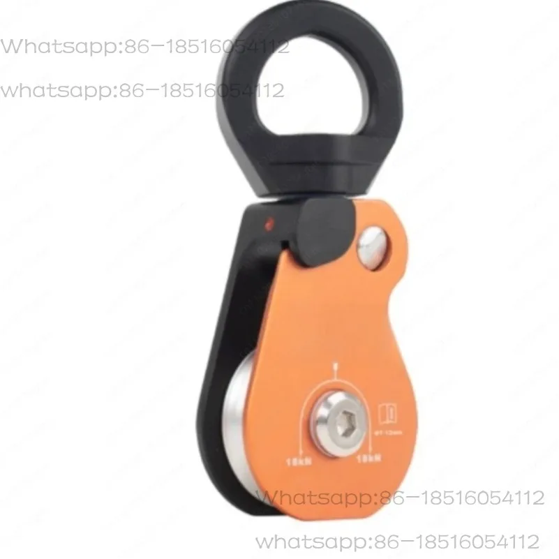 Polea Simple Y Doble Para Uso En Exteriores, Conector Giratorio Con Diseño Antitorsión Para Evitar Enredos De Cuerda