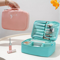 New Women's Portable Travel Cosmetics Storage Bag Large Capacity Waterproof Girl Makeup Bag Women's Washing Bag organizer